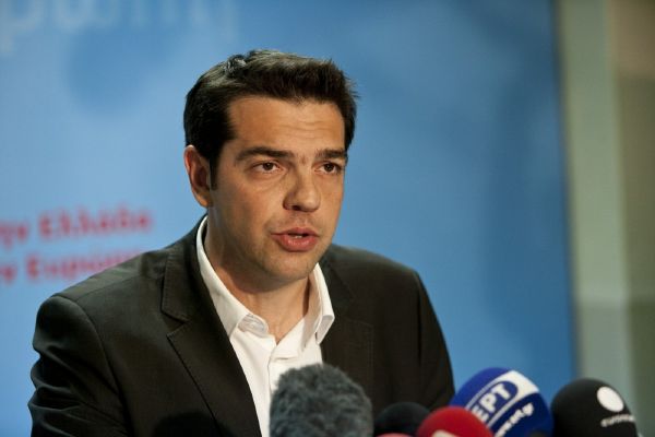 Vůdce Koalice radikální levice (SYRIZA) Alexis Tsipras.