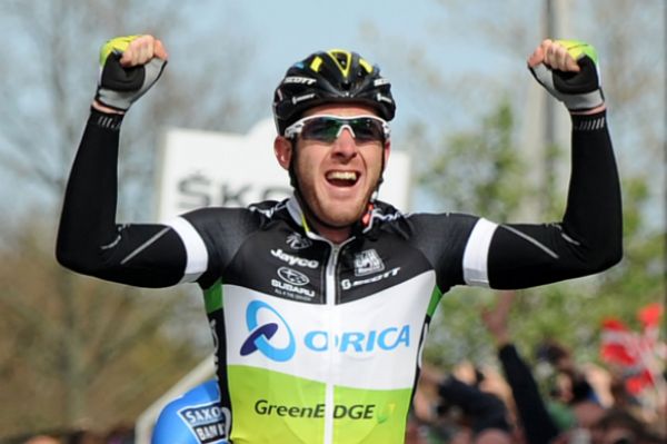 Australan Matthew Goss vyhrál třetí etapu Giro d'Italia.