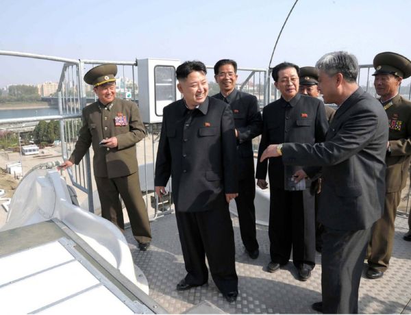 Kim Čong-un provedl inspekci zábavního parku (ilustrační foto).