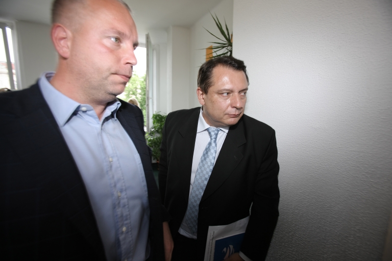 Petr Benda vlevo) a Jiří Paroubek jsou staří přátelé.