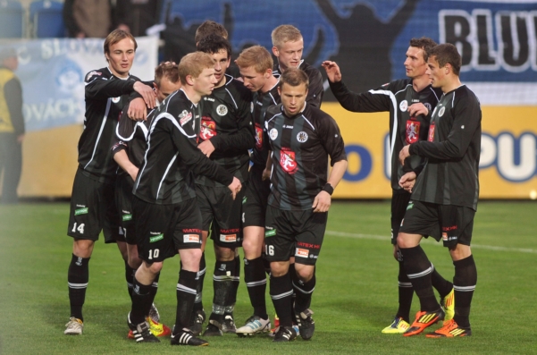 Fotbalisté Hradce Králové.