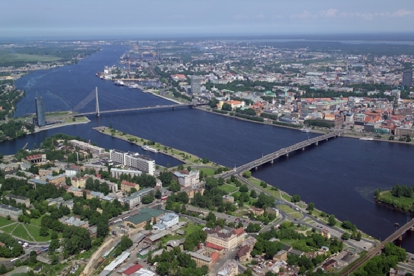 Hlavní město Lotyšska Riga.