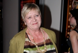 Herečka Jaroslava Obermaierová.