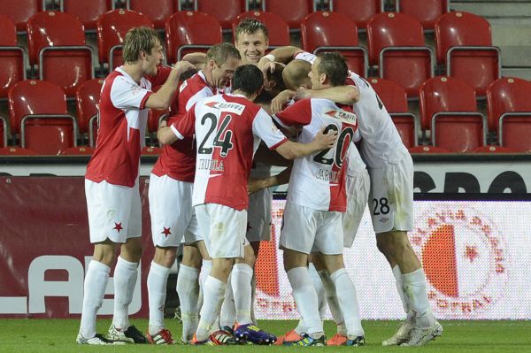 Fotbalisté Slavie v posledním kole porazili Bohemians. Fotbalisté Slavie v posledním kole porazili Bohemians.