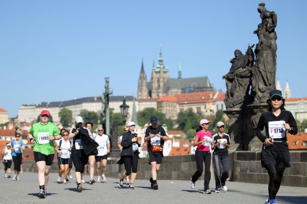 Pražský maraton, ilustrační foto. Pražský maraton, ilustrační foto.