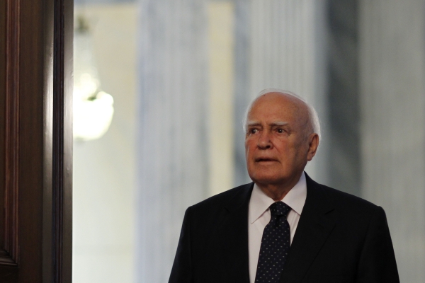 Řecký prezident Karlos Papoulias.