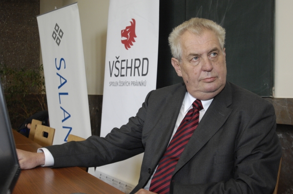 Miloš Zeman.