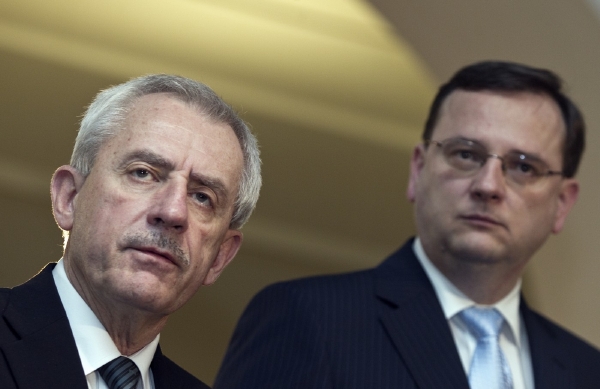 Leoš Heger a Petr Nečas.