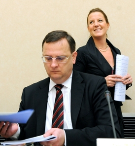 Premiér Petr Nečas.