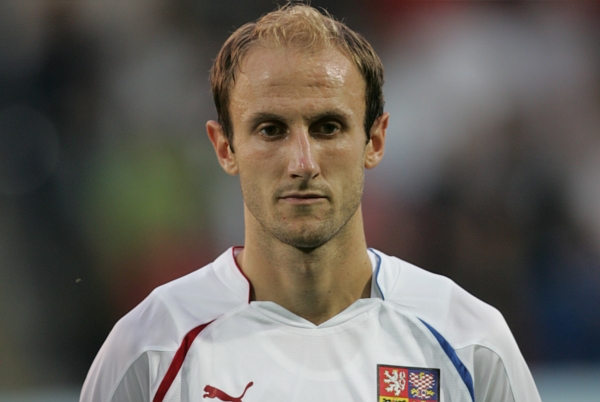 Roman Hubník v reprezentačním dresu.