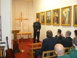 Duchovní útěchu může bývalý hejtman hledat v kapli.