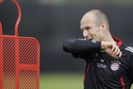 Hvězda Bayernu Arjen Robben.