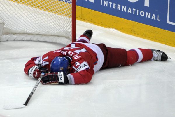 Zklamaný Tomáš Plekanec.
