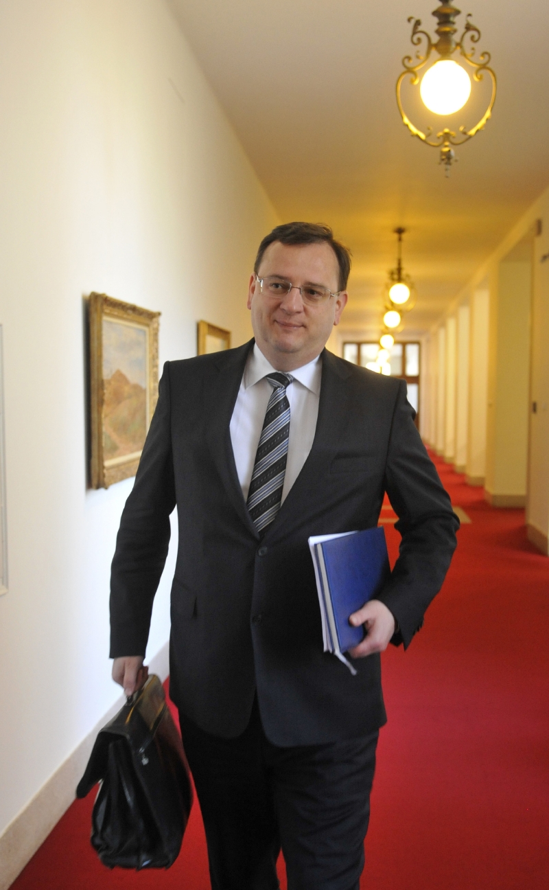 Premiér Petr Nečas.