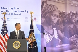 Americký prezident Barack Obama na summitu G8.