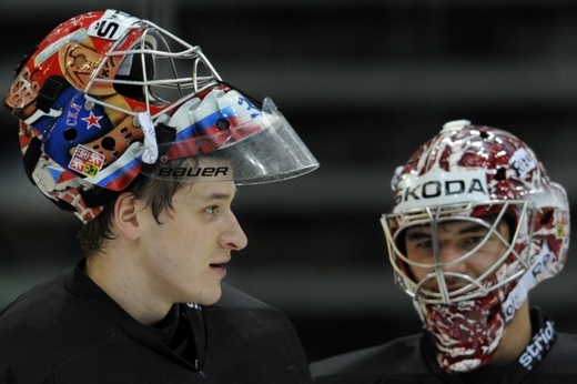 Jakub Štěpánek a Jakub Kovář, brankáři české reprezentace.