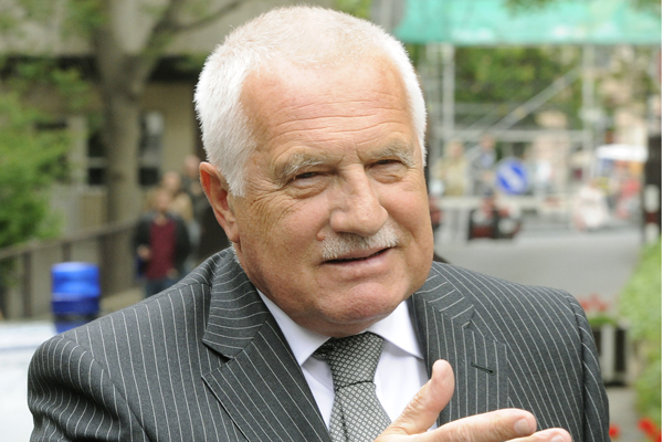 Prezident Václav Klaus.