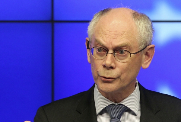 Prezident EU Herman Van Rompuy.