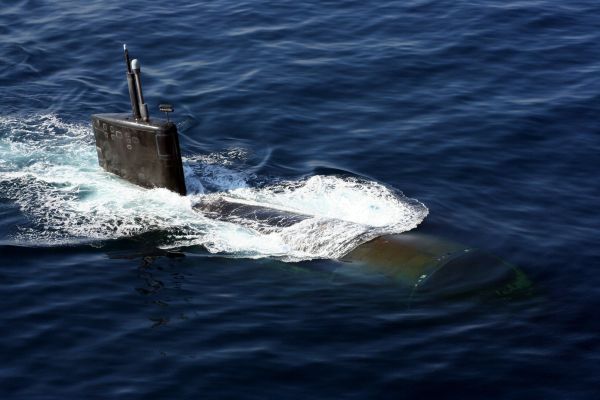 Ponorka USS Maine v Pacifiku.