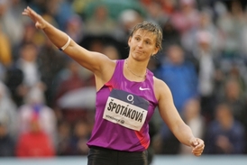 Oštěpařka Barbora Špotáková.