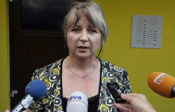 Oksana Zhyvachivska, matka chlapce, který si vymyslel brutální napadení a svedl ho na Romy.