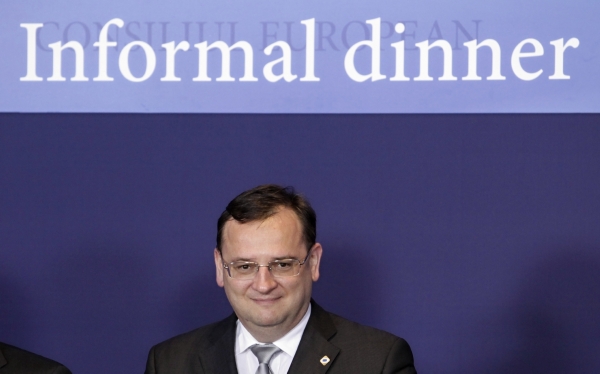 Premiér Petr Nečas.