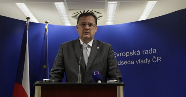 Premiér Petr Nečas.