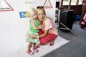 Zuzana Belohorcová s dcerou.