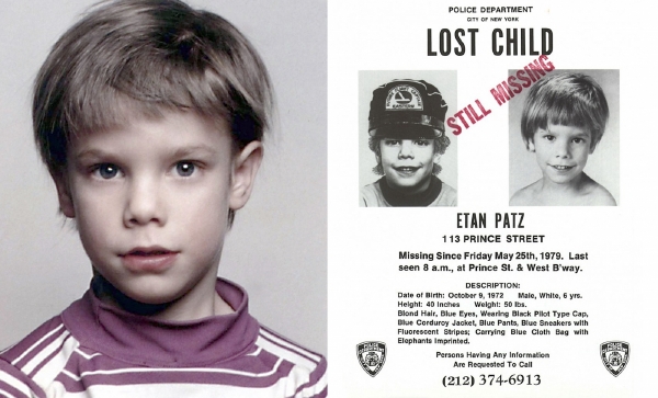 Zavražděný Etan Patz. Zavražděný Etan Patz.