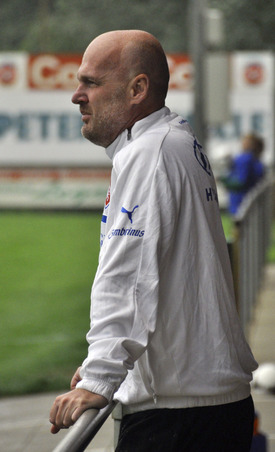 Michal Bílek na soustředění v Rakousku.