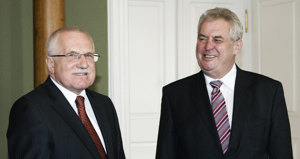 Václav Klaus a Miloš Zeman.