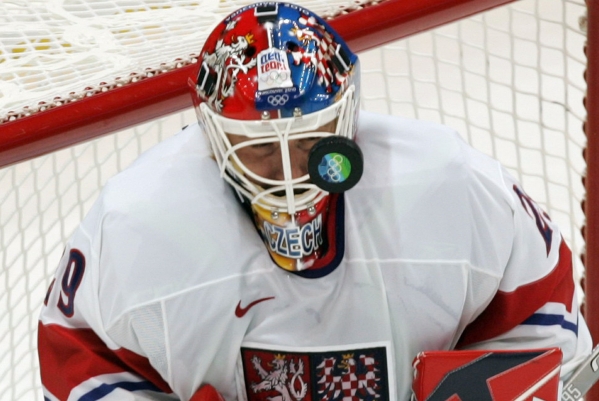 Brankář Tomáš Vokoun.