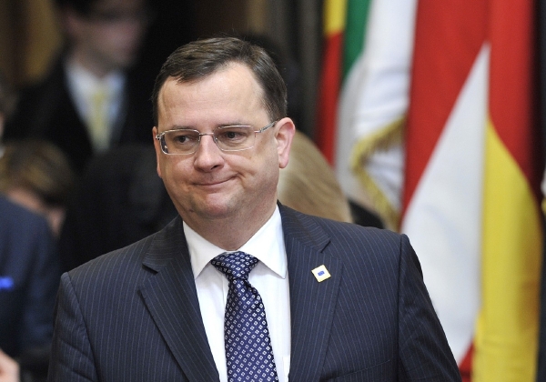 Předseda ODS Petr Nečas.