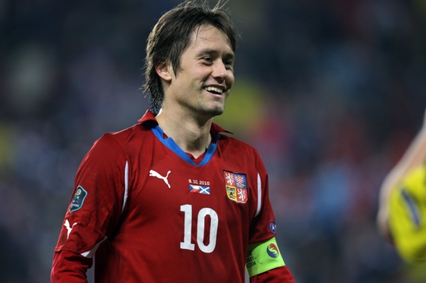 Kapitán Tomáš Rosický.