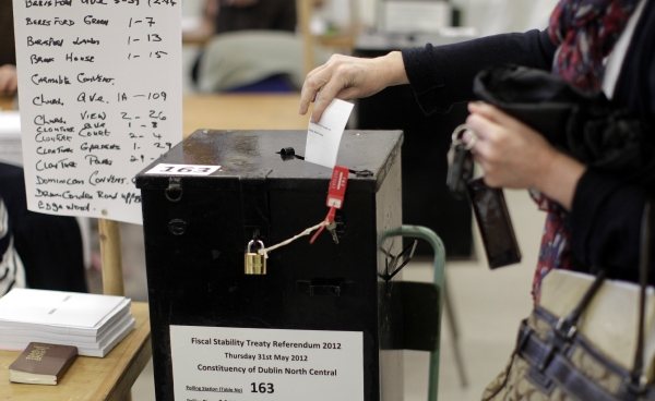 V Irsku proběhlo referendum. V Irsku proběhlo referendum.
