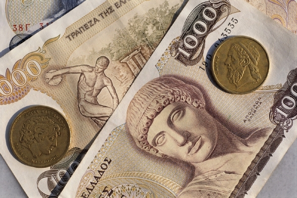 Řecké drachmy. Řecké drachmy.