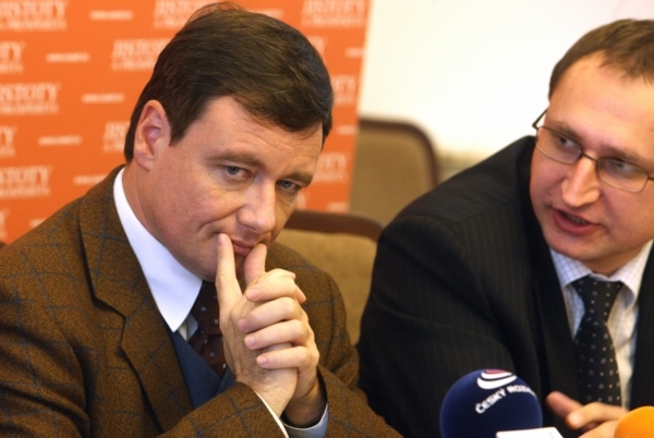 David Rath a Richard Dolejš. David Rath a Richard Dolejš.