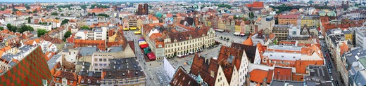 Panorama z věže svaté Alžběty.