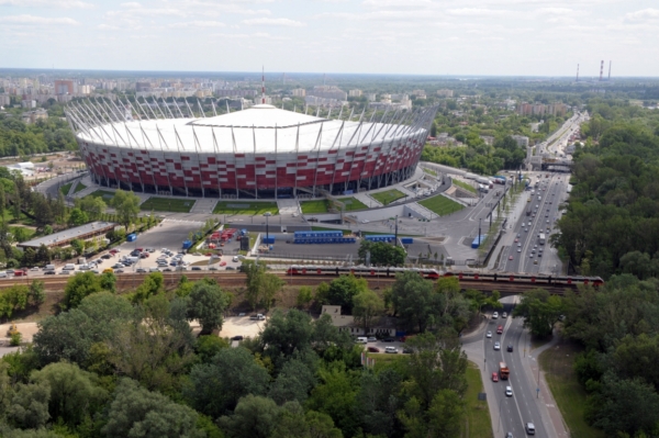 Národní stadion v polské Varšavě. Národní stadion v polské Varšavě.