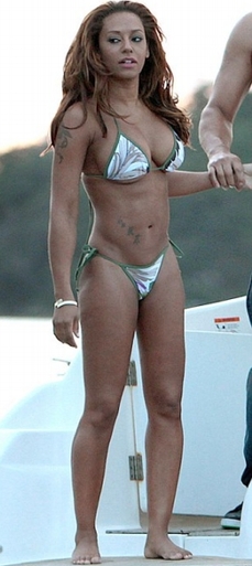 Zpěvačka Mel B.