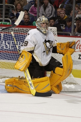 Brankářská jednička Pittsburghu Mark-Andre Fleury.