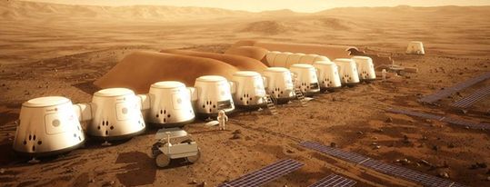 Sídliště kolonistů Marsu projektu Mars One. Sídliště kolonistů Marsu projektu Mars One.