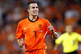 Nizozemský útočník Robin van Persie.