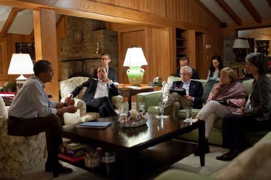 Obama s lídry G-8.