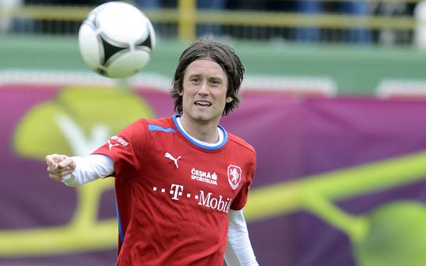 Kapitán české reprezentace Tomáš Rosický.