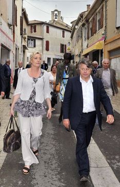 Le Penová a Gilbert Collar ve městě Gallician.