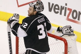 Gólman Los Angeles Jonathan Quick.