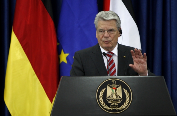 Německý prezident Joachim Gauck.