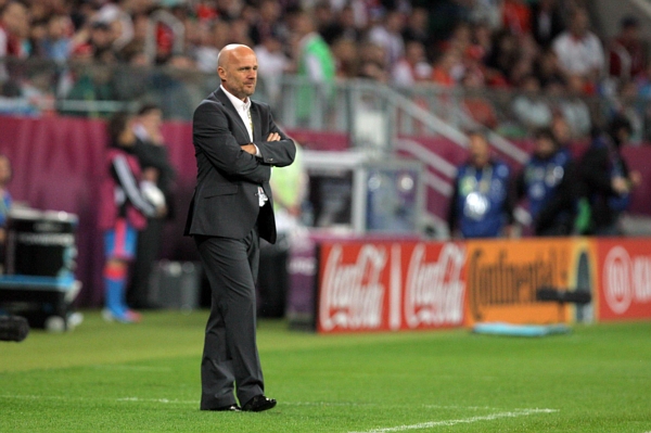 Trenér české reprezentace Michal Bílek. Trenér české reprezentace Michal Bílek.