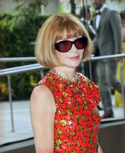 Vlivná šéfredaktorka časopisu Vogue Anna Wintourová. Vlivná šéfredaktorka časopisu Vogue Anna Wintourová.